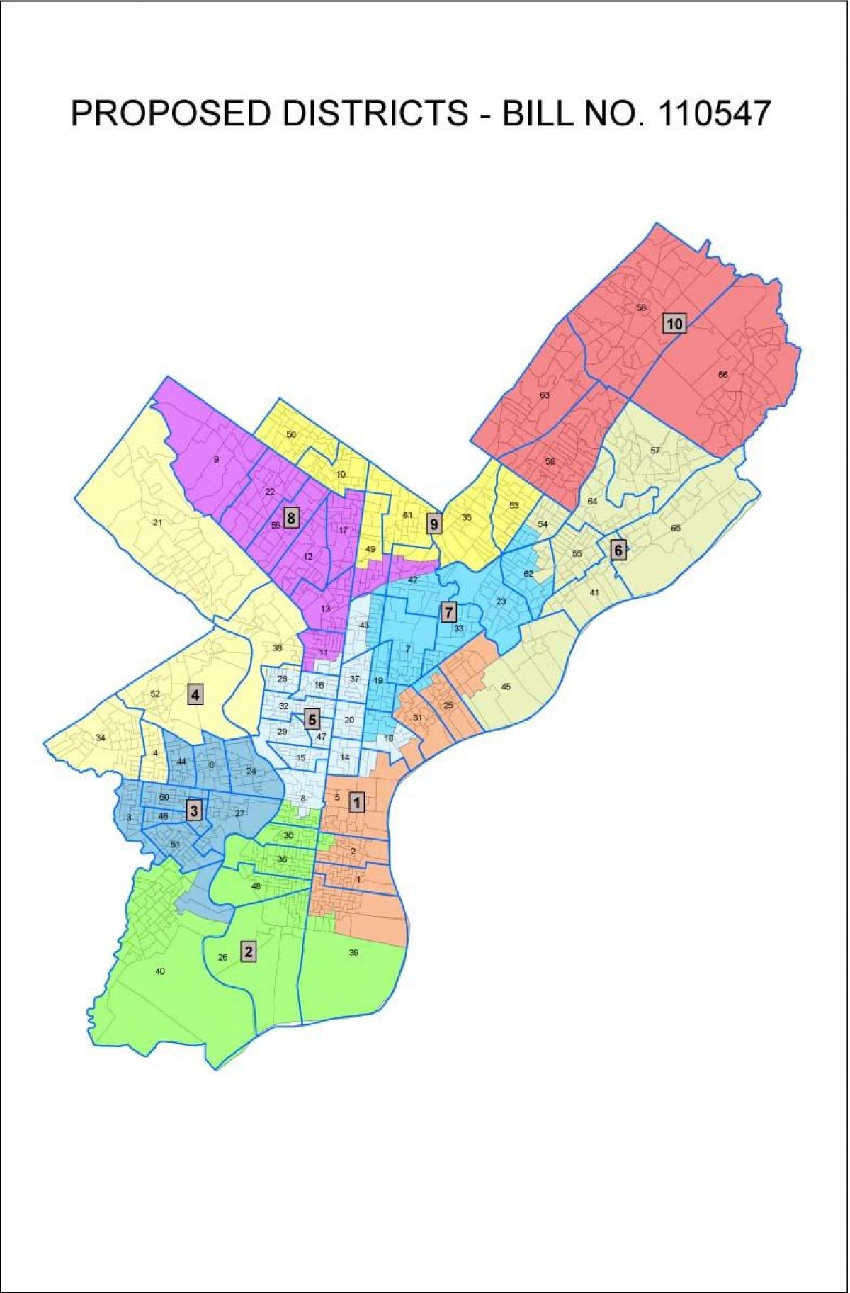 Kota Philadelphia peta