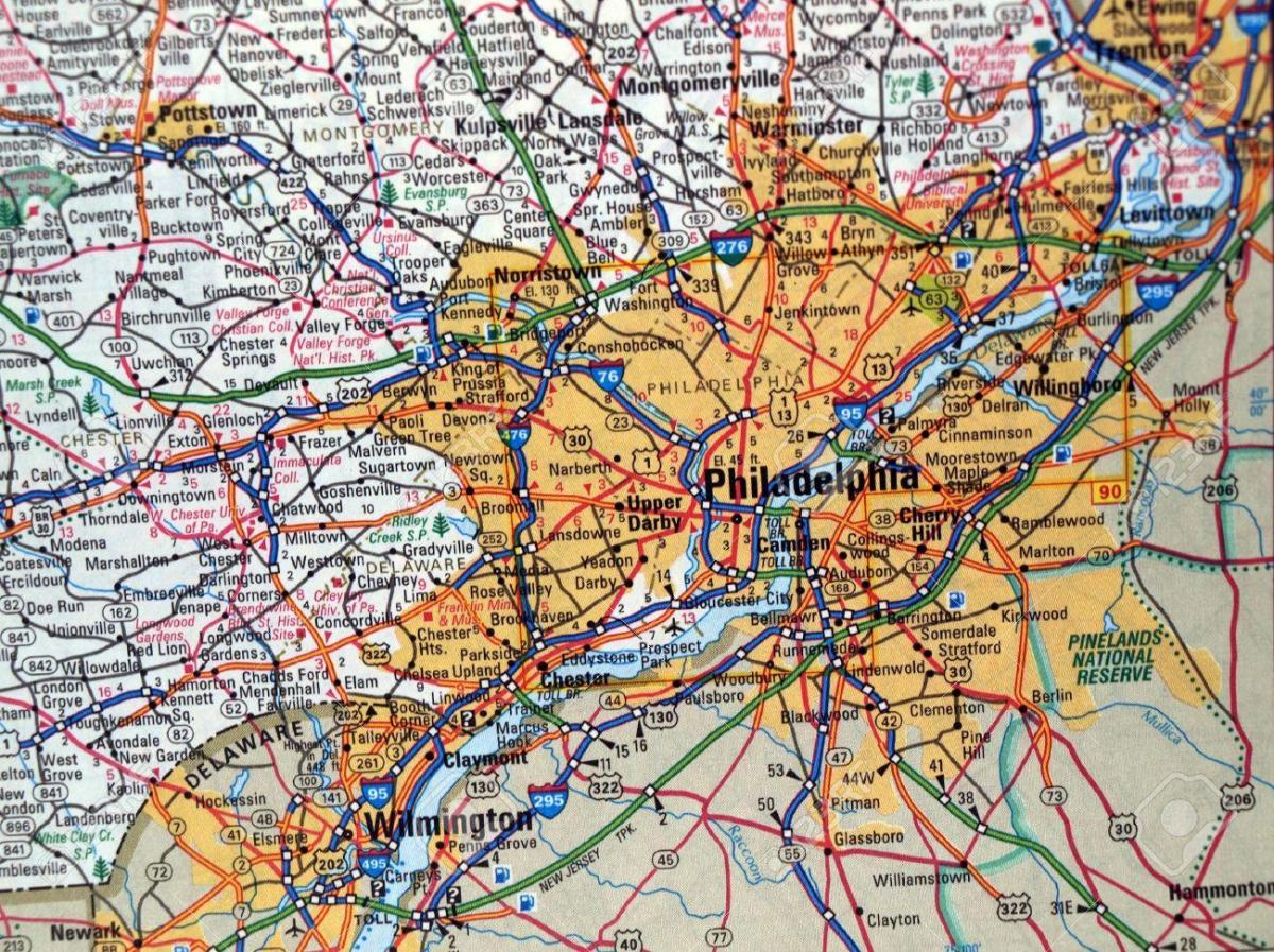 peta dari Philadelphia pa