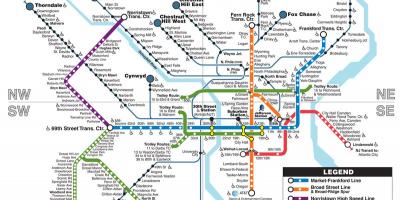 Metro peta Philadelphia